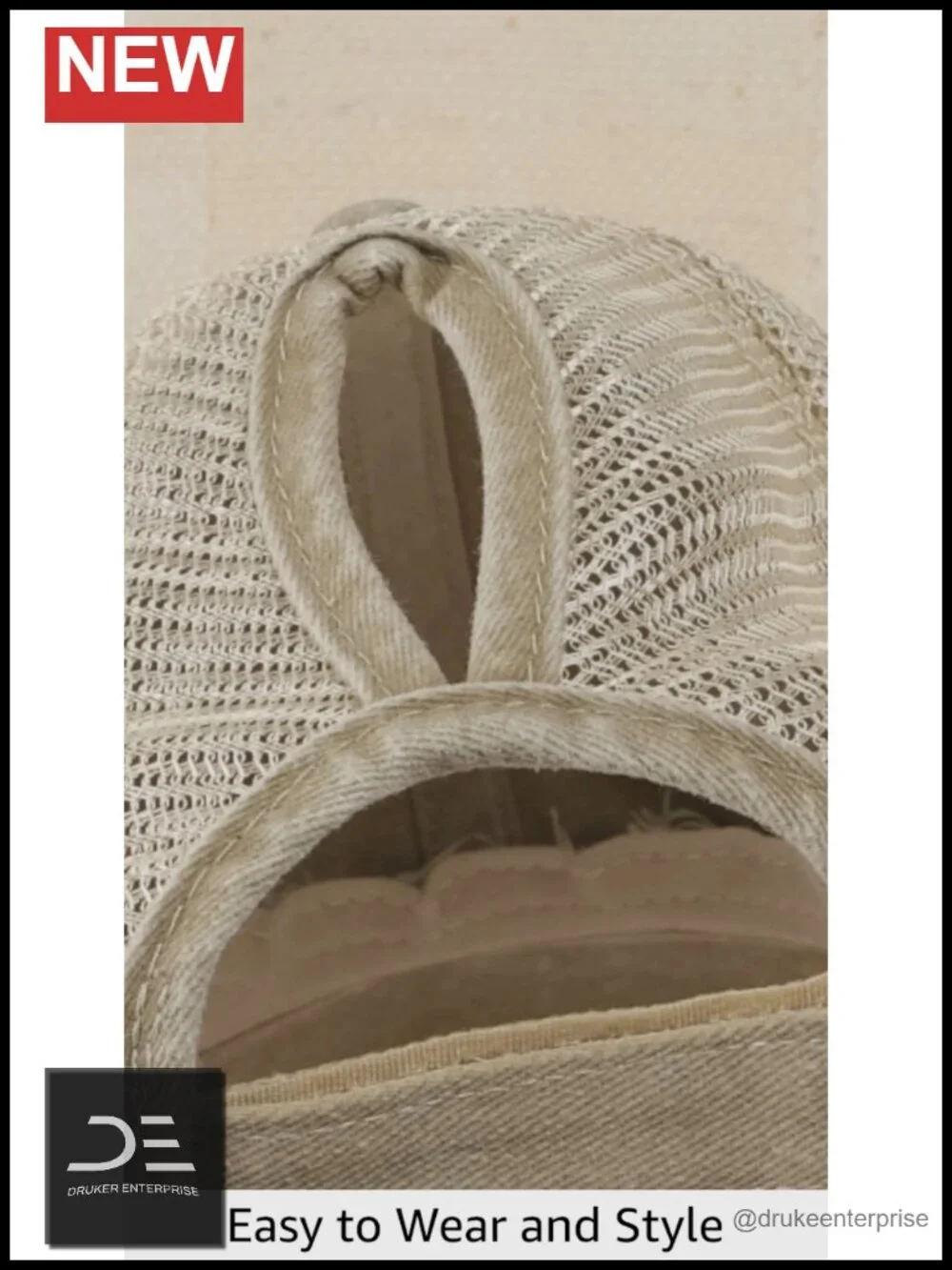 Distressed Baseball Cap with Ponytail Openings High Messy Bun Hats Washed